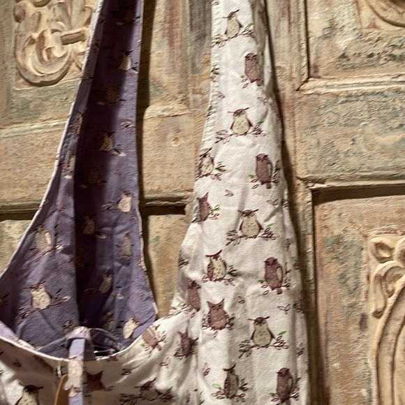 Art Studio Cotton Sling OWL Bag (Reversible) - Picture 3 of 9